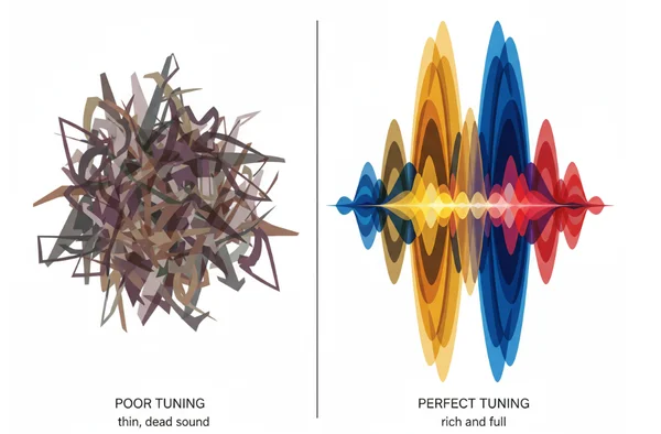 Visualizing harmonious vs. disharmonious sound